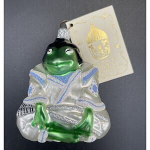 Patricia Breen Samurai Frog Pearl Suit Ornament W/ Tag